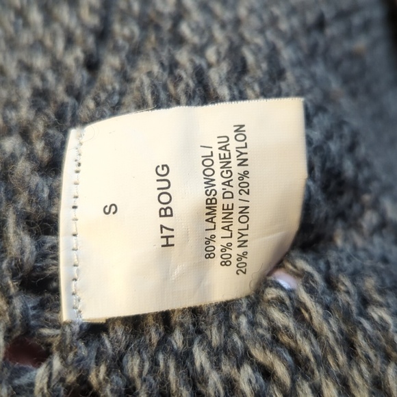 Anthropologie Manoush lambswool cardigan with large buttons - Picture 6 of 7